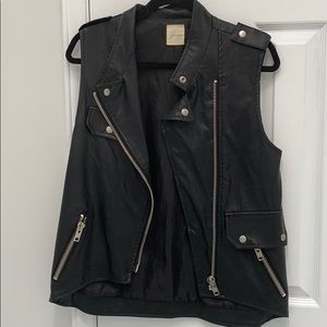 OAK + FORT Vegan Leather Vest